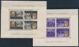 1947 Roosevelt fordított állású kisívsor (180.000) (kisebb-nagyobb ráncok / smaller-bigger creases)