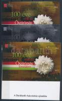 2018 100 éve volt az Őszirózsás forradalom 4 db-os emlékív garnitúra mind a 4 változat "Őszírózsás" tévnyomattal, azonos 003 sorszámmal