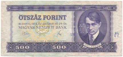 1975. 500Ft "E 069 066957" T:F elején kézírás Adamo F41