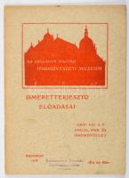 [Vay Péter, gróf (1863-1948)] Gróf Vay A. P.: Angol ipar és iparművészet. Az Orsz. Magyar Iparművészeti Muzeum ismeretterjesztő előadásai. Bp., 1908, Franklin-ny., 24 p. Kiadói tűzött papírkötés.