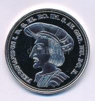 DN "Királyi koronák / 1909. 5K - I. Ferdinánd" Ag emlékérem tanúsítvánnyal (20g/0.333/38,61mm) T:PP pici patina