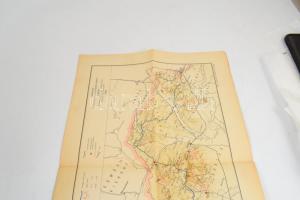 1938 Az országos kék túrajelzés térképe. Tervezte a M. T. Sz. útjelző bizottsága, (Strömpl G. és Bab...