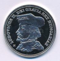 DN "Királyi koronák / 1909. 5K - II. Lajos" Ag emlékérem (20g/0.333/38,61mm) T:PP pici patina