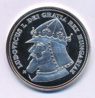 DN "Királyi koronák / 1909. 5K - I. Lajos" Ag emlékérem (20g/0.999/38,61mm) T:PP kis patin...