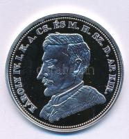 DN "Királyi koronák / 1909. 5K - IV. Károly" Ag emlékérem tanúsítvánnyal (20g/0.999/38,61mm) T:PP