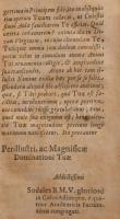 Rosignoli, Carlo Gregorio: Bonae cogitationis usus, &amp; fructus ... Viennae Austriae, 1725, Ty...