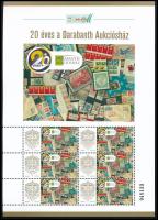 2024 20 éves a Darabanth Aukciósház - Belföld megszemélyesített ív (bélyeg)