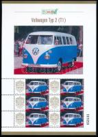 2025 Volkswagen Typ 2 (T1) 6 bélyeges megszemélyesített kisív dísztokban