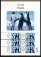 2025 Pingvinek megszemélyesített hatos kisív dísztokban