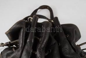 Marhabőr női táska kis kopással. nagy méretű 46x35 cm