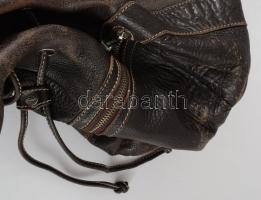Marhabőr női táska kis kopással. nagy méretű 46x35 cm