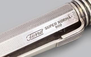 Ezüst (Ag) négyszínű töltőceruza, h: 13,5g, bruttó 28,8g