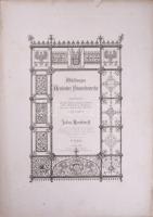 Julius Raschdorff: Abbildungen Deutscher Schmiedewerke. Heft I-VI. Berlin, 1878, Ernst &amp; Kor...