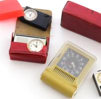 7 darab retro utazóóra, klf méretben és állapotban