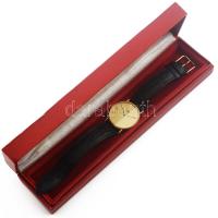 Longines La Grande Classique (L4.637.2) kvarc karóra, bőr szíjjal, d: 30 mm. Dobozban. Elem nélkül