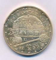 DN "István Magyarország első királya 1000-1038 / Magyar koronázási ékszerek" aranyozott br...