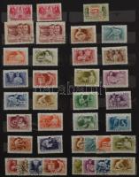 1955-1959 Gyűjtemény többnyire 2 példányban blokkokkal, kisívekkel, néhány sor bélyegzett