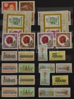 1955-1959 Gyűjtemény többnyire 2 példányban blokkokkal, kisívekkel, néhány sor bélyegzett