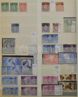 Nagy Britannia gyűjtemény a kezdetektől 1989-ig, nagyrészt bélyegzett, sok postatiszta sorral a mode...