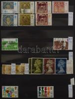 Nagy Britannia gyűjtemény a kezdetektől 1989-ig, nagyrészt bélyegzett, sok postatiszta sorral a mode...