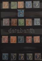 Görögország kb 150 db klasszikus bélyeg közepes berakóban. Válogatott szép anyag!!