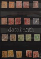 Görögország kb 150 db klasszikus bélyeg közepes berakóban. Válogatott szép anyag!!
