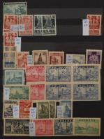 Lengyelország párhuzamosan gyűjtött postatiszta és bélyegzett gyűjtemény a kezdetektől az 1990-es év...