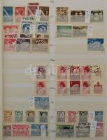 Lengyelország párhuzamosan gyűjtött postatiszta és bélyegzett gyűjtemény a kezdetektől az 1990-es év...