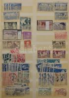 Franciaország tétel, benne kevés régi anyag és rendező a 60-70-es évekből, nagy mennyiségű bélyeg 16...