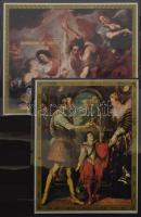 Vegyes európai, tengerentúl bélyegek sok sorral, postatisztákkal nagyrészt A/4 berakókban + 1 db üre...