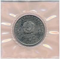 1980. 100Ft Ni "Szovjet-magyar közös űrrepülés" eredeti lezárt fóliatokban T:UNC patina Adamo EM61