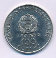 1980. 100Ft Ni "Szovjet-magyar közös űrrepülés" T:AU Adamo EM61