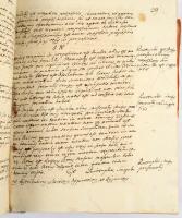 XVIII sz. Kézzel írt munka, különféle művek kézzel írt másolata. Ismeretlen szerző, szerzők sok száz...