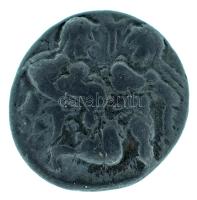 Ókori Görögország / Thassos Kr.e. 510-480 / Drachma Ag (3,81g) T:VF patina / Ancient Greece / Thassos 510-480 BC / Drachm Ag. Nude satyr advancing to right, carrying off protesting nymph (3,81g) C:VF patina