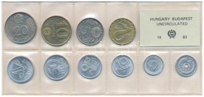 1983. 2f-20Ft (10xklf) érmés forgalmi sor fóliatokban T:UNC Adamo FO16