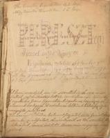 Haydu Gábor: Katholikus halotti szerkönyv. 1856. Bucsánszky 1. kiadás. 86p. Sok korabeli kézzel írt ...