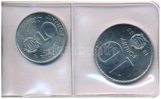 1983. 20f + 5Ft + 10Ft eredeti műbőr "FAO" tokban, tanúsítvánnyal T:UNC kis patina