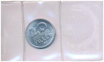 1983. 20f + 5Ft + 10Ft eredeti műbőr "FAO" tokban, tanúsítvánnyal T:UNC kis patina