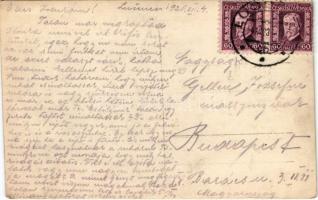 1928 Losonc, Lucenec; Kubinyi tér, Hamermüller, Tarjányi János, Redlinger Ignác üzlete és saját kiad...