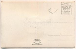 Kassa, Kosice; Mátyás király körút, leporellolap 10 kis képpel /riverside, leporellocard with 10 min...