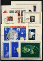 NDK gyűjtemény 1947-1990 2 db Lindner A/4 berakóban, benne a jó blokkok és jó sorok stb. Magas katal...