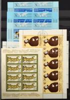 NDK gyűjtemény 1947-1990 2 db Lindner A/4 berakóban, benne a jó blokkok és jó sorok stb. Magas katal...