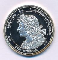 DN "Magyarország Keresztény Királyai / I. "Igazságos" Mátyás 1458-1490" Ag emlékérem kapszulában (20,2g/0.333/38,36mm) T:PP kis patina