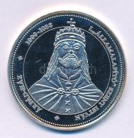 DN "Magyarország Keresztény Királyai / I. "Államalapító" Szent István 1000-1038" Ag emlékérem kapszulában (20,2g/0.333/38,36mm) T:PP pici patina
