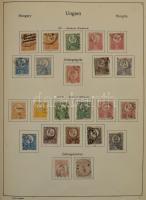 Magyar gyűjtemény 1871-1990 3 db ABRIA albumban, a Réznyomattól (2 x) benne szép klasszikus rész, 1900 után minden jó sor és a Lila kivételével az összes blokk közte UPU fogazott és vágott, Rooseveltek, Lánchidak stb. Nagyon magas katalógus érték! / Hungary nice collection in 3 albums 1871-1990 including nice classic material, from 1900 almost complete except block 20 lilac. Very high catalog value!!