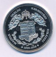 DN "Magyarország Keresztény Királyai / I. "Nagy" Lajos 1342-1382" Ag emlékérem k...