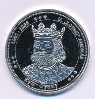 DN "Magyarország Keresztény Királyai / II. "Lovag" András 1205-1235" Ag emlékérem kapszulában (20,2g/0.333/38,36mm) T:PP pici patina