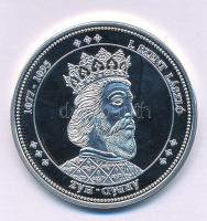 DN "Magyarország Keresztény Királyai / I. Szent László 1077-1095" Ag emlékérem kapszulában (20,2g/0.333/38,36mm) T:PP