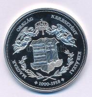 DN "Magyarország Keresztény Királyai / I. Szent László 1077-1095" Ag emlékérem kapszulában...