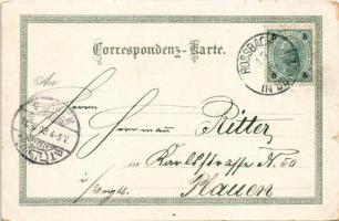 1903 Rossbach, Verlag Joh. Hendel / view, church (EM)